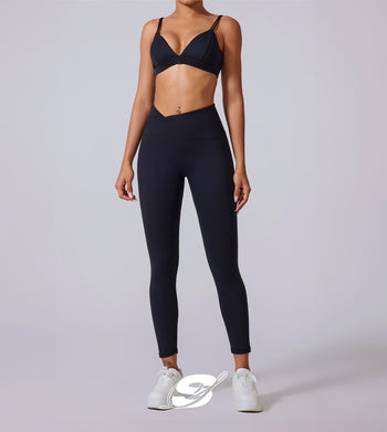 Brassière sport à double maintien