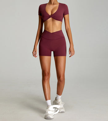 Brassière sport à maintien croisé