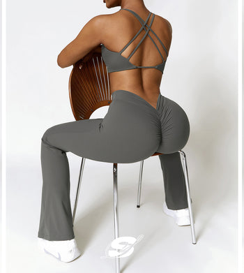 Pantalon flaire à maintien arrière complet