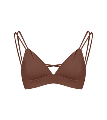 Brassière sport à double maintien