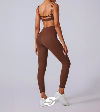 Brassière sport à double maintien