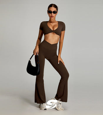 Brassière sport à maintien croisé