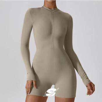 Combi-short à zip